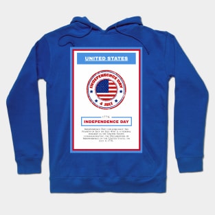 Independence Day - United States - For 4th of july - Print Design Poster - 1706205 Hoodie